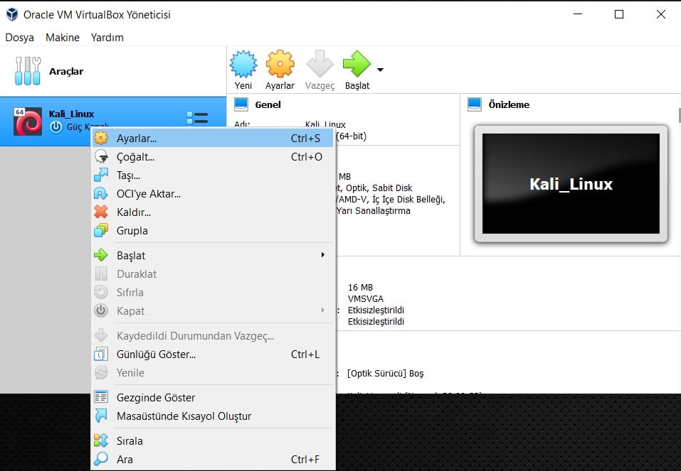 Virtualbox İle Kali Linux Kurulumu ( Görsel Anlatım )