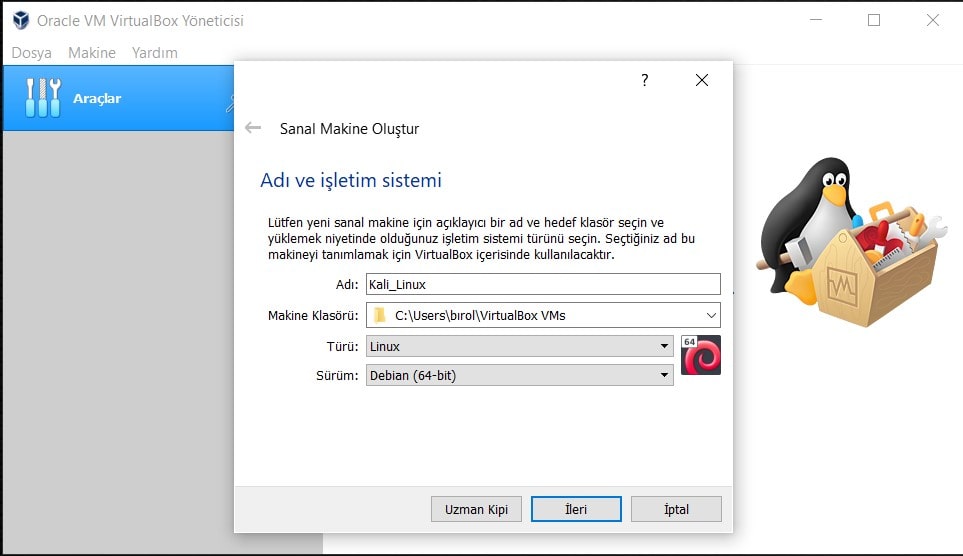 Virtualbox İle Kali Linux Kurulumu ( Görsel Anlatım )