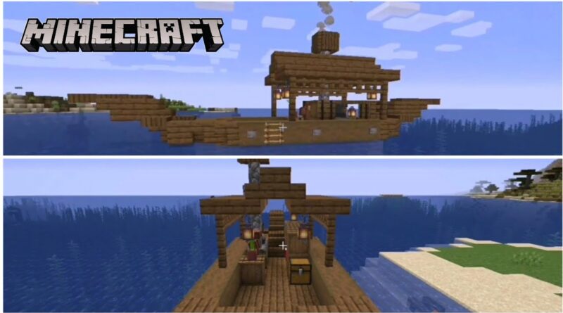 Minecraft tekne nasıl yapılır